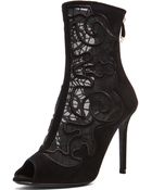 Nicholas Kirkwood Suede Embroidery Booties - Lyst