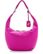 Diane von Furstenberg Sutra Crescent Hobo Bag - Hibiscus - Lyst