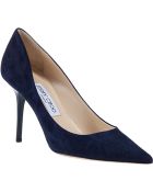 Jimmy Choo Agnes Pump Navy Suede - Lyst