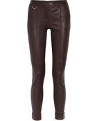A.L.C. Daniel Stretch-Leather Skinny Pants - Lyst
