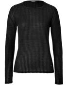 Akris Cashmere-Silk Textured Knit Pullover - Lyst