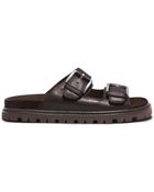 Michael Kors Graham Leather Sandal - Lyst