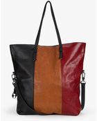 Halston Foldover Tote - Lyst