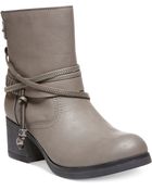 Madden Girl Gypsiee Buckle And Chain Booties - Lyst