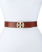 Tory Burch Reversible Classic Logo Leather Belt - Lyst