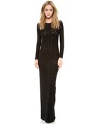 Gareth Pugh Long Sleeve Gown - Lyst