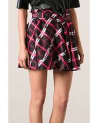 Kenzo Digital Check Print Skirt - Lyst