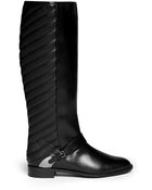 Stuart Weitzman 'Raceway' Quilt Leather Boots - Lyst