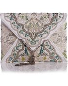 Marchesa Elisa Embroidered Irish Lace Clutch Bag - Lyst