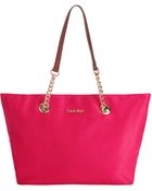 Calvin Klein Nylon Tote - Lyst