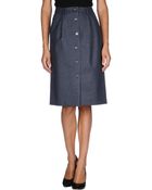 Michael Kors Knee Length Skirt - Lyst