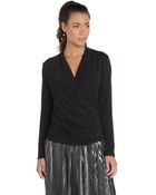 Nic+zoe Nic+Zoe Drape Wrap Top - Lyst