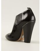 Michael Kors Chunky Heel Ankle Boots - Lyst