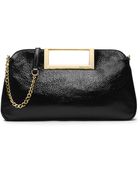 MICHAEL Michael Kors Berkley Leather Large Clutch - Lyst