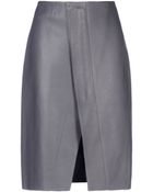 Acne Studios Leather Skirt - Lyst