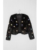 Nasty Gal Night Dazzler Faux Fur Jacket - Lyst