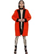 Emanuel Ungaro Wool Bouclé Coat - Lyst