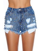 Nasty Gal Devan Cutoff Shorts - Lyst