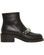 Givenchy 40mm Laura Chain Leather Ankle Boots - Lyst