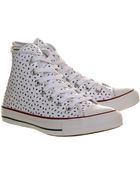 Converse All Star Hi Leather - Lyst