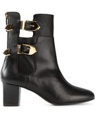 Moschino Cheap & Chic Buckle Detail Boots - Lyst