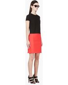 Versus Black Crepe Safety Pin Blouse - Lyst