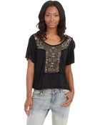 Free People My Favorite Jersey Tee - Lyst