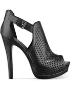G by Guess Women'S Kellini Perforated Platform Shooties - Lyst