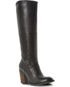 Steve Madden Carter Leather Knee-High Boots - Lyst