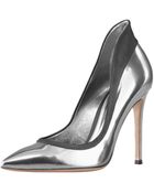 Gianvito Rossi Metallic Raised-back Pump - Lyst