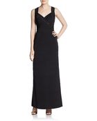 Aidan Mattox Beaded Bandage Gown - Lyst