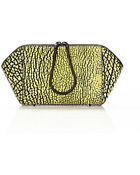 Alexander Wang Chastity Make Up Pouch In Contrast Tip Citron - Lyst