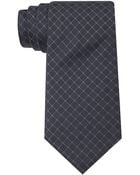 John Varvatos Silk Parquet Check Tie - Lyst