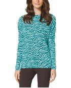 Michael Kors Double-Layer Panel Blouse - Lyst