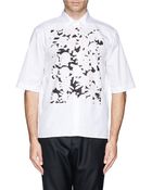 Marni Floral Bib Cotton Shirt - Lyst