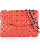 Rebecca Minkoff Quilted Affair Studded Leather Shoulder Bag - Lyst