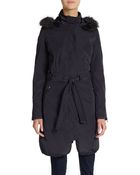 Dawn Levy Kyndra Raccoon-Trimmed Jacket - Lyst