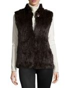 Gorski Russian Sable Knit Vest - Lyst