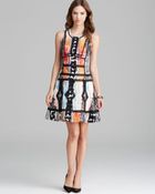 Diane von Furstenberg Dress Margot Snake Print - Lyst