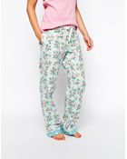 Cath Kidston Kingswood Rose Long Pj Bottom - Lyst