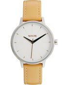 Nixon Kensington Leather Brown Watch - Lyst