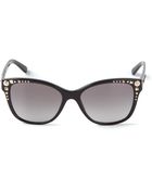 Versace Studded Sunglasses - Lyst
