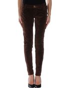 MICHAEL Michael Kors Leather Pants - Lyst