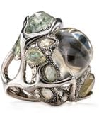 Alexis Bittar Crackle Center Lucite Cocktail Ring - Lyst