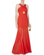BCBGMAXAZRIA Ria Crisscross-Front Gown - Lyst