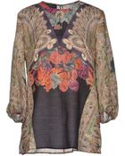 Class Roberto Cavalli Blouse - Lyst