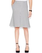 Maison Jules A-Line Checked Skirt - Lyst