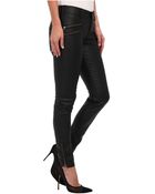 Free People Vegan Leather Skinny Pant - Lyst