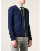 DSquared2 Layered Cardigan - Lyst