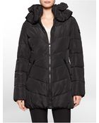 Calvin Klein Funnel Neck Puffer Jacket - Lyst
